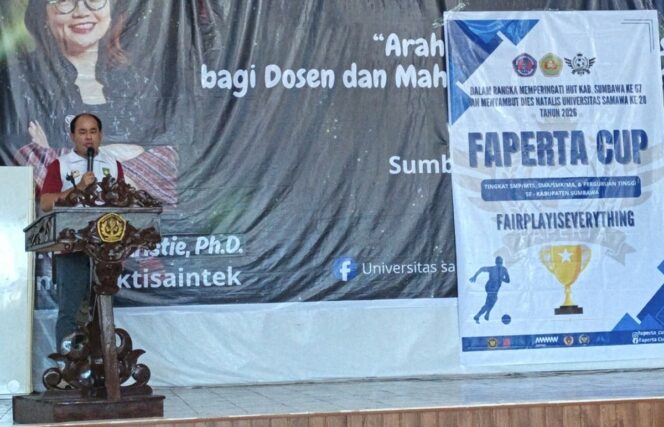 
 Ketua KONI Apresiasi Terselenggaranya Kejuaraan Futsal FAPERTA Cup 2026