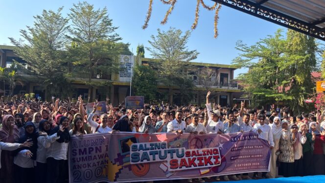 
 Penuh Kehangatan, Temu Alumni Angkatan 2001 SMPN 1 Sumbawa Berlangsung Sukses
